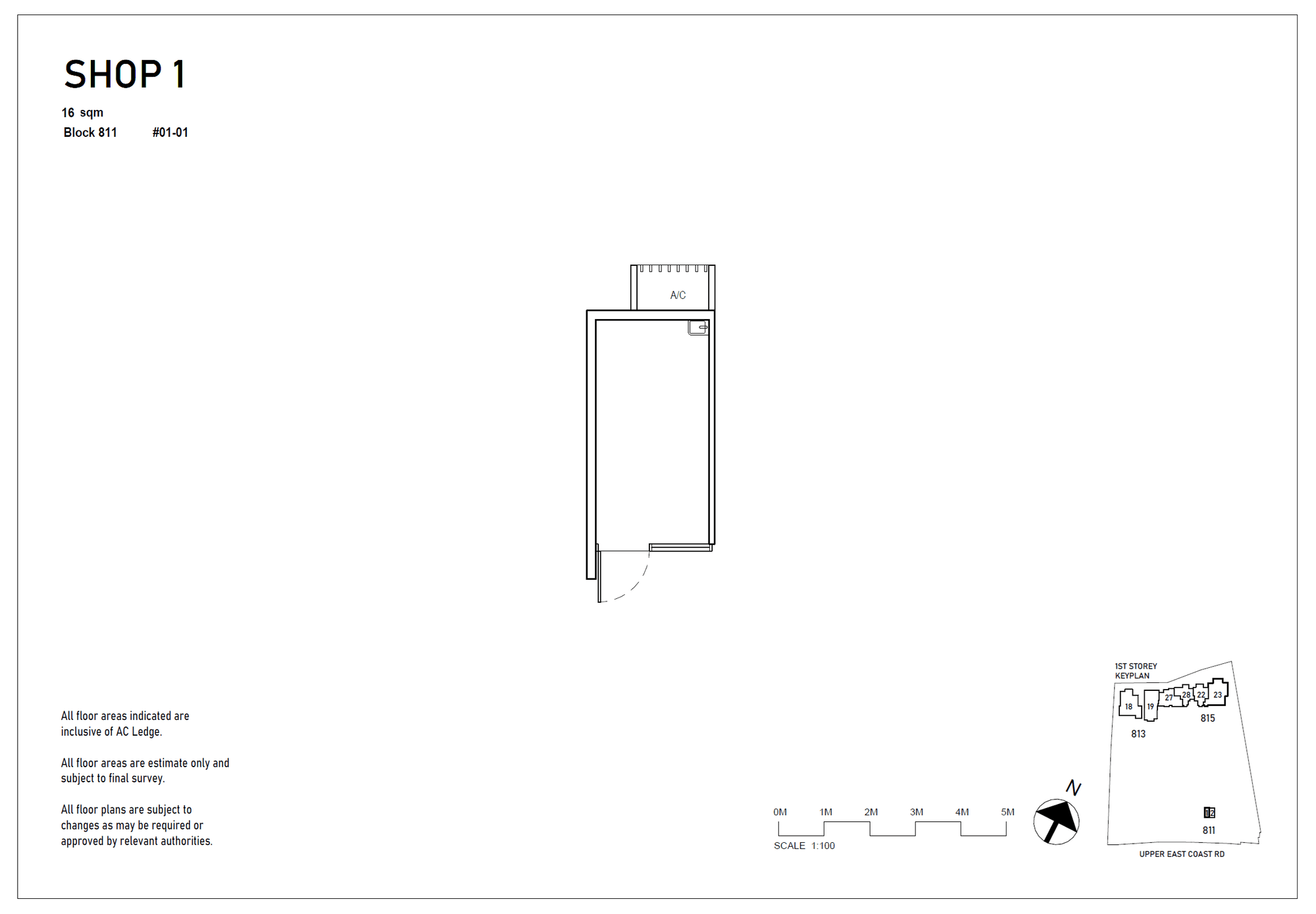 Shop 1 floor plan